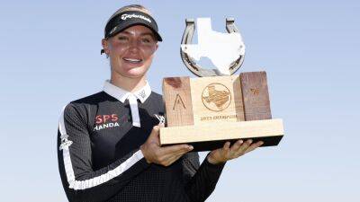 Britain's Charley Hull beats Xiyu Lin to win the Ascendant, her first LPGA title in almost six years