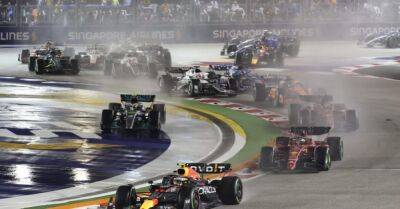 Max Verstappen title bid goes on as Sergio Perez wins chaotic Singapore GP