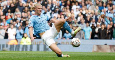 Erling Haaland told he can break Premier League goals record after Man City hat-trick vs Manchester United