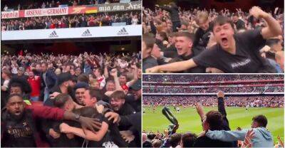 Arsenal 3-1 Tottenham: Footage from inside Emirates shows incredible atmosphere