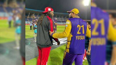 Chris Gayle - Yusuf Pathan - Legends League Cricket: Yusuf Pathan Reveals Why He Wants To Have Chris Gayle's Bat - sports.ndtv.com - India