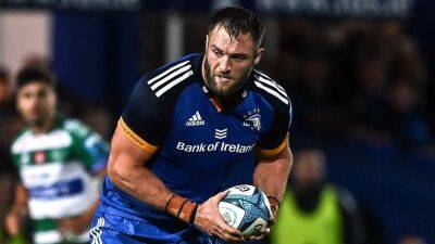 Jason Jenkins - Dan Sheehan - Leinster Rugby - 'He'll get even better' - Robin McBryde hails Jason Jenkins' impact at Leinster - rte.ie - South Africa -  Belfast