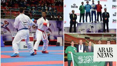 A gold, two silver medals for Saudi karatekas at youth karate world championships