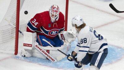 Matt Murray - Mitch Marner - William Nylander - Juraj Slafkovsky - Nylander, Kerfoot lead Maple Leafs past Canadiens - tsn.ca