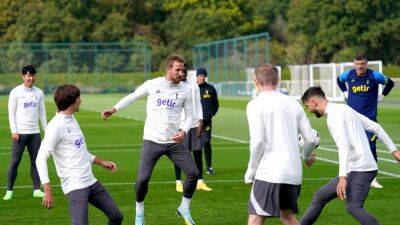 Kane and Son train for Spurs' Champions League clash with Frankfurt - in pictures