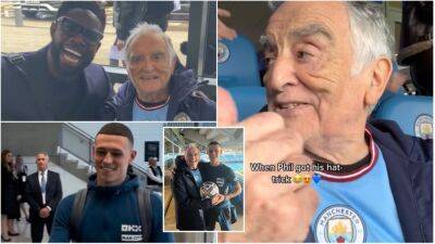 Man City 6-3 Man Utd: Foden's bond with 84-year-old City fan is so wholesome