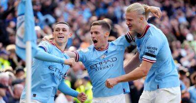 Kevin De-Bruyne - Marc Cucurella - Bruno Fernandes - Kyle Walker - Sergio Gómez - Phil Foden - Sergio Gomez shows Man City have solved near-impossible Zinchenko problem - manchestereveningnews.co.uk - Manchester - Belgium -  Man