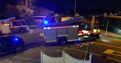 Police still hunting suspects after hand grenade left outside house and bomb squad scrambled