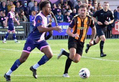 Folkestone Invicta's James Rogers hopes side can build on FA Cup upset at Dulwich Hamlet as they visit Bishop's Stortford in Isthmian Premier
