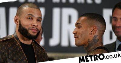 Conor Benn - Chris Eubank-Junior - Conor Benn’s trainer confirms cancellation clause if Chris Eubank Jr comes in 1.5lbs overweight - metro.co.uk