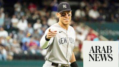 Wayne Rooney - Jamie Vardy - Leroy Sané - Coleen Rooney - Roger Maris - Yankees star Aaron Judge hits 62nd home run to break Roger Maris’ 61-year-old American League record - arabnews.com - Ukraine - Spain - Portugal - Usa - New York -  New York - San Francisco -  Leicester -  Chicago - state Texas - county Arlington - county St. Louis - Liverpool