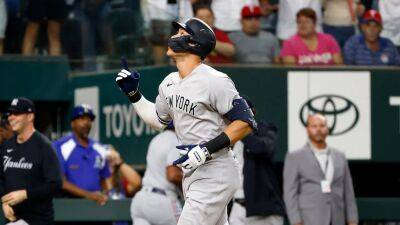 Ron Jenkins - President Biden congratulates Aaron Judge on record-breaking home run - foxnews.com - Usa - New York -  New York -  Atlanta - state Texas - county Arlington