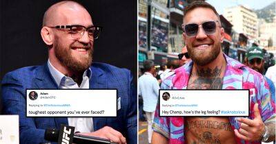 Floyd Mayweather - Conor Macgregor - Conor McGregor names MMA GOAT, toughest opponent & weight return in Q&A - givemesport.com