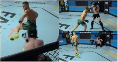UFC: Conor McGregor drops opponent with 'new shot' in sparring footage