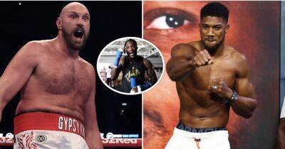 Tyson Fury vs Anthony Joshua: Deontay Wilder's 'crazy' prediction
