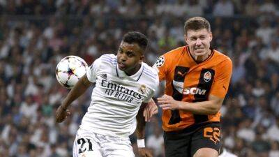 Rodrygo and Vinicius score as Real Madrid sink Shakhtar - channelnewsasia.com - Ukraine - Brazil -  Donetsk