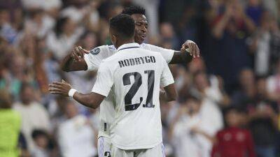 Rodrygo Goes and Vinicius Jr both score as Real Madrid maintain 100% record with Shakhtar Donetsk win