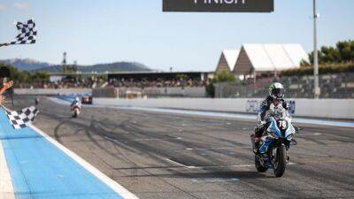 Fourth EWC rider Foray to the fore in France