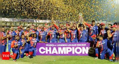 Shane Watson - Ross Taylor - Irfan Pathan - Yusuf Pathan - Legends League Cricket: India Capitals emerge champions after Ross Taylor, Mitchell Johnson fireworks - timesofindia.indiatimes.com - New Zealand - India - county Ross - county Johnson - county Taylor - county Mitchell