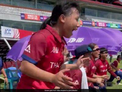 Watch: Wild Celebrations As Thailand Beat Pakistan In Women's Asia Cup
