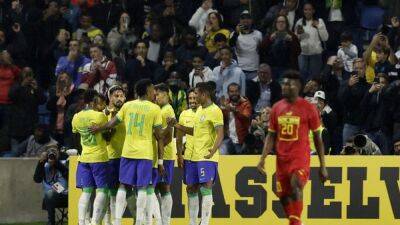 Soccer-Brazil extend lead in world rankings, Spain drop below Italy - channelnewsasia.com - Qatar - France - Belgium - Croatia - Netherlands - Spain - Serbia - Italy - Brazil - Argentina - Tunisia - Ghana - Iran