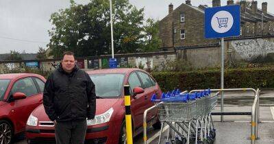 Tesco customer crashes car into 'badly designed' trolley barrier and slams 'childish' response