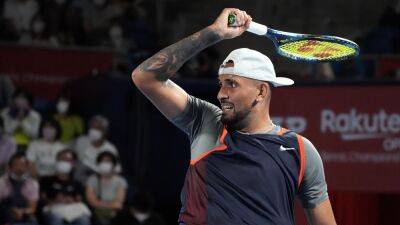 Nick Kyrgios reaches Japan Open quarter-finals, Dan Evans squanders six match points in Tokyo loss