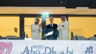 Adam Silver - Sheikh Khaled meets NBA commissioner ahead of Abu Dhabi Games - in pictures - thenationalnews.com - Abu Dhabi - Uae - county Gulf - county Bucks -  Atlanta