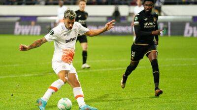 Gianluca Scamacca comes off bench to earn West Ham victory at Anderlecht