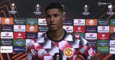 Anthony Martial - Marcus Rashford - Luke Shaw - Marcus Rashford reveals what Erik ten Hag said at half-time of Manchester United vs Omonia Nicosia - manchestereveningnews.co.uk - Manchester - Cyprus -  Nicosia