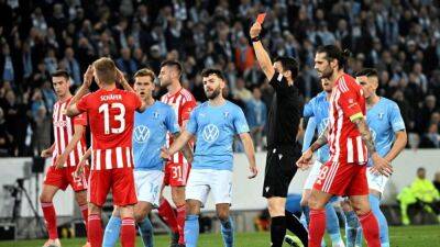 Malmo v Union Berlin interrupted after fans throw fireworks - channelnewsasia.com - Sweden - county Union