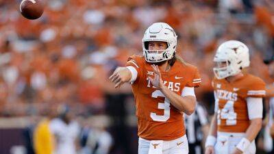 Steve Sarkisian - Texas quarterback Quinn Ewers expected to return vs. Oklahoma: report - foxnews.com - state Texas - county Dallas - state Mississippi - state Alabama - state Ohio - state Oklahoma - county Dillon - county Turner