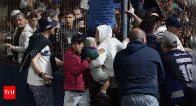 One dead in unrest at Argentina football match: Official - timesofindia.indiatimes.com - Argentina - Indonesia - county La Plata