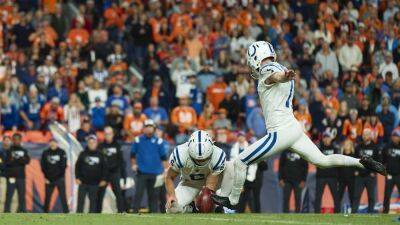 NFL: McLaughlin kicks Colts to overtime victory in Denver