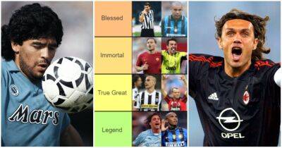 Maradona, Maldini, Ronaldo, Totti: Who is the greatest Serie A player of all-time?