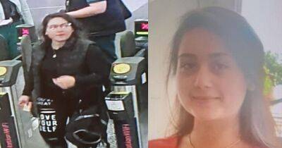 Emergency appeal as last image of missing girl, 16, seen four weeks ago at Manchester Piccadilly released