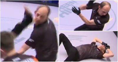 MMA referee dropped after taking brutal kick to the head - givemesport.com - Mexico - Ireland