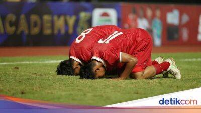 Timnas Indonesia U-17 Unggul 1-0 atas Palestina di Babak I