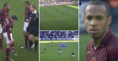 Thierry Henry: When Arsenal icon silenced referee with Premier League stunner
