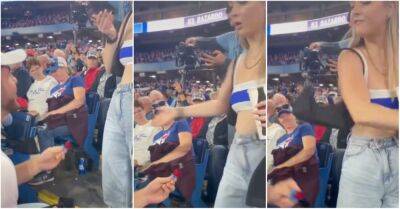 Worst proposals: Baseball fan slapped after gummy ring proposal at packed game