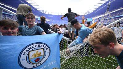 Manchester City Fined $293,000 For Final Day Pitch Invasion