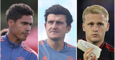 Varane, Maguire, Van de Beek - Manchester United injury news and return dates