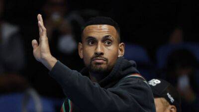 Tennis-Kyrgios 'heartbroken' after pulling out of Japan Open with knee issue