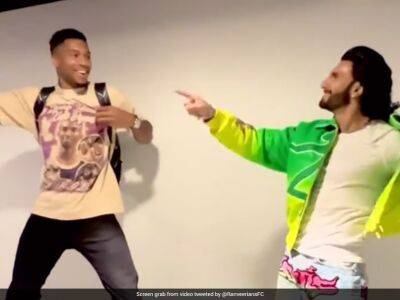 Watch: Ranveer Singh Grooves To 'Tattad Tattad' With NBA Star Giannis Antetokounmpo