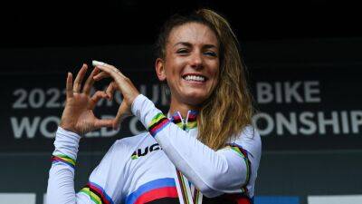 Pauline Ferrand-Prevot wins inaugural UCI Gravel World Championships in dramatic fashion