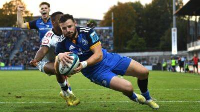 Luke Macgrath - Robbie Henshaw - Garry Ringrose - Jack Conan - Ryan Baird - Leinster Rugby - Eight tries for Leinster in thrilling win over the Sharks - rte.ie - South Africa - New Zealand - Jordan