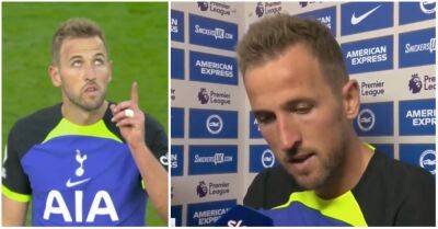 Antonio Conte - Harry Kane - Tottenham Hotspur - Tottenham's Harry Kane was emotional in interview after 1-0 Brighton win - givemesport.com