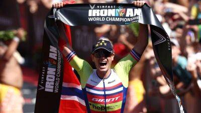 Gustav Iden wins Ironman Kona World Championship, smashes course record