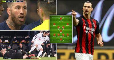 Ramos, Davids, Zlatan, Totti: The XI with the most red cards in football history