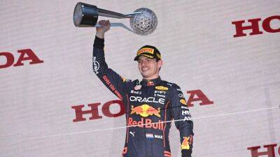 'It's been incredible' - Max Verstappen celebrates 'crazy' title win at Japanese Grand Prix